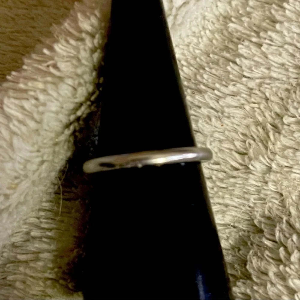 New Gun Metal Sterling Silver Court Thin Polished Classic 2mm Wedding Ring